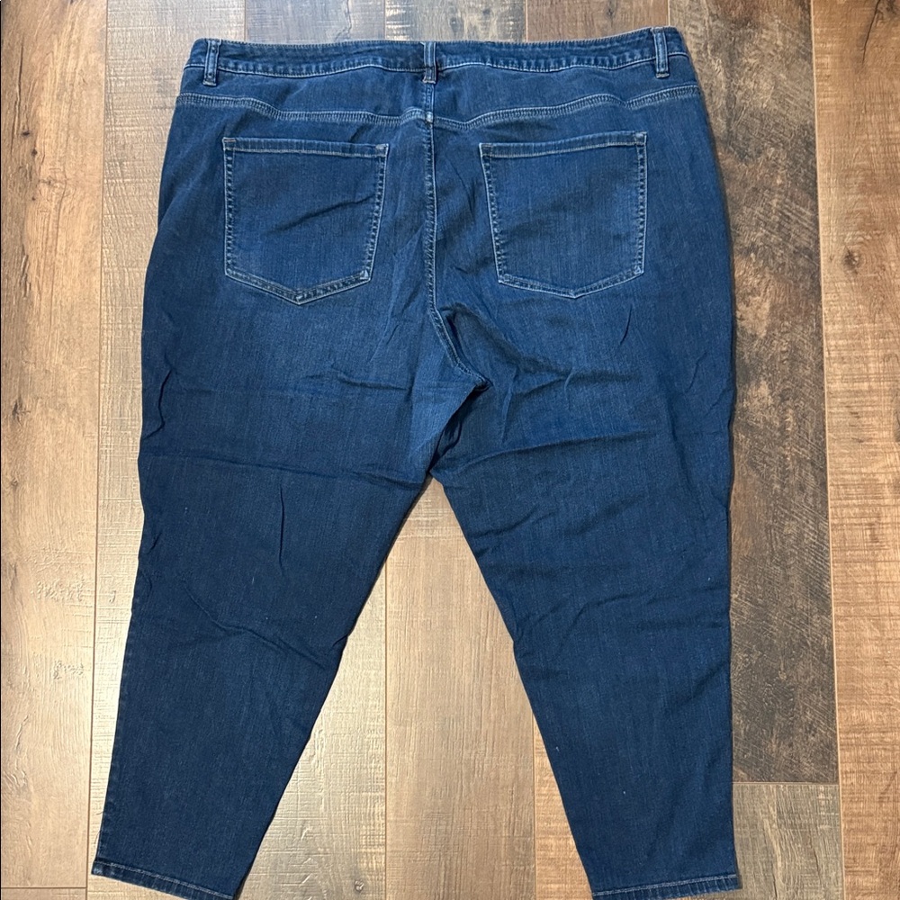 Lane Bryant Women's Dark Blue Skinny Jeans - Picture 5 of 6